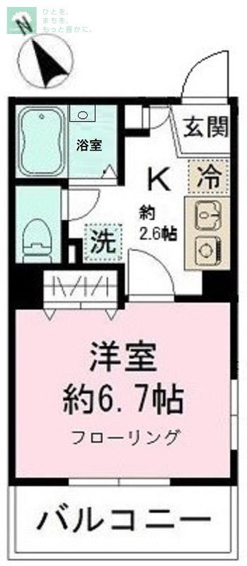 ミリアビタNo.5の間取り写真