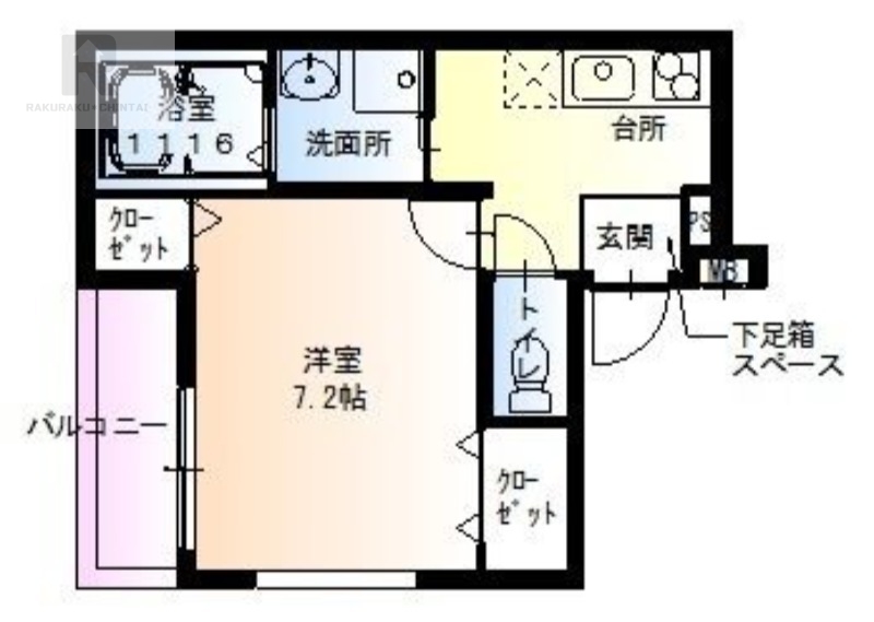 フジパレス曽根南町II番館の間取り写真