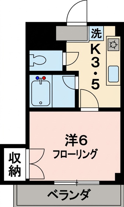トラッドワカシマIIの間取り写真
