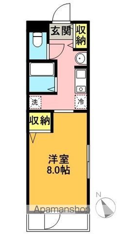 京王井の頭線 東松原駅 徒歩7分 4階建 築21年の間取り写真