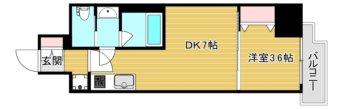 Dimora靭公園の間取り写真
