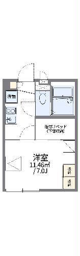 レオパレスマイン　シュロスの間取り