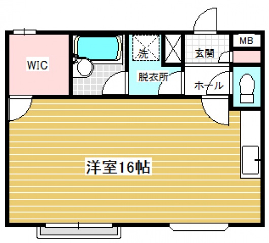 マンション桜の間取り