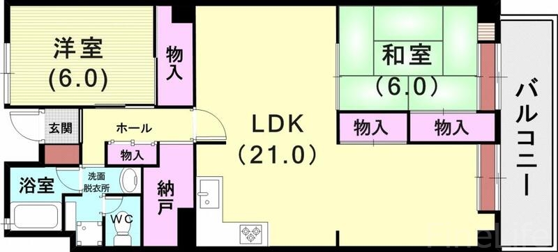 御影アーバンライフの間取り