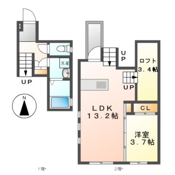 エトワール中村（Ｅｔｏｉｌｅ中村）の間取り