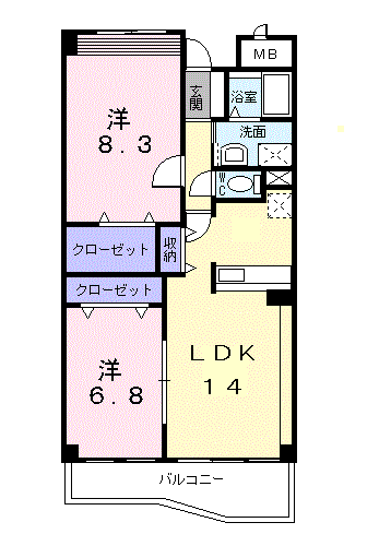 メゾンパーク　寿の間取り