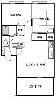 セジュールプランドールＡの間取り