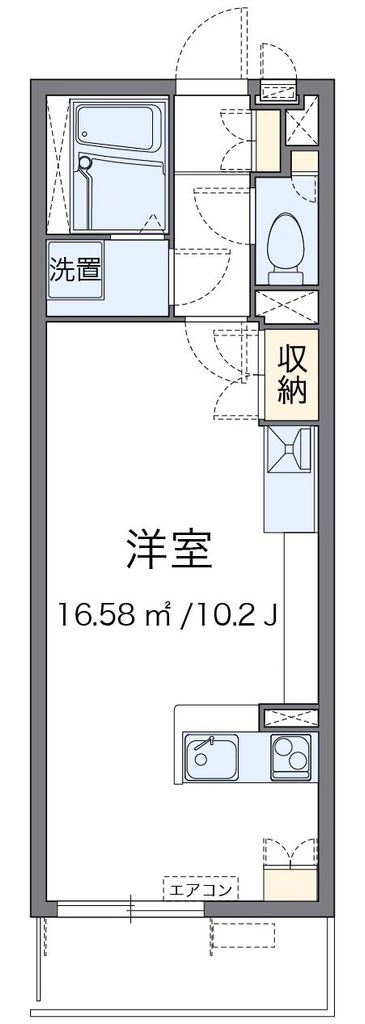 川崎市幸区南加瀬のマンションの間取り