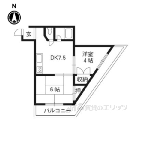 Ｍ’プラザ津田駅前弐番館の間取り