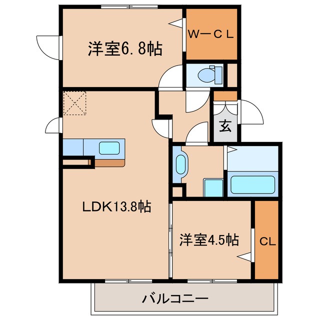 ロヴァージュの間取り