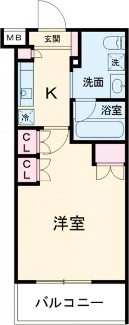 メイクス氷川台アジールコートの間取り