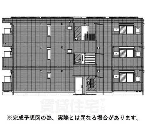 プレタクチュール中根町の建物外観