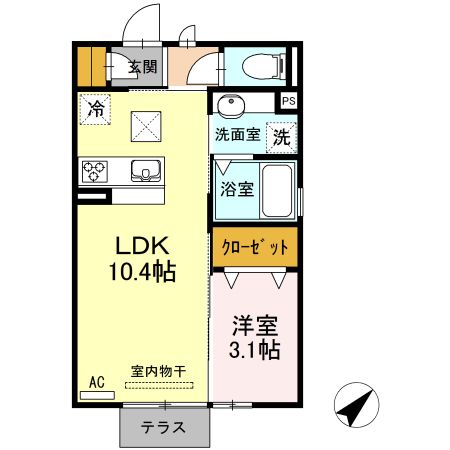 ドエル斉兵の間取り