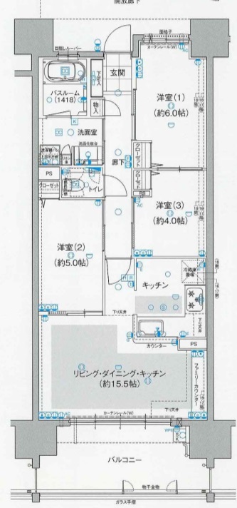 ザ・ステーションタワー福山の間取り