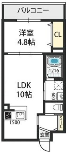 ARCA堺東の間取り