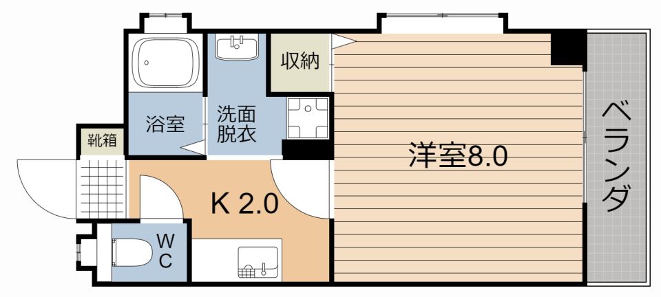 プレステージ荒田の間取り