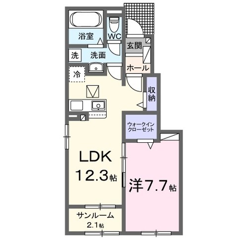 ＡＫＡＲＩ　１の間取り