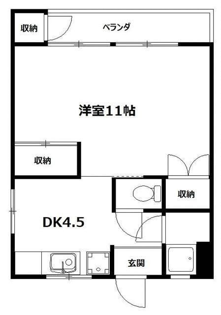 横浜市保土ケ谷区宮田町のマンションの間取り