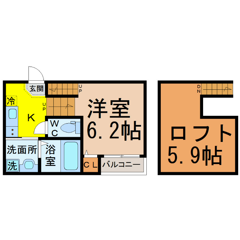 ソアレ大曽根の間取り