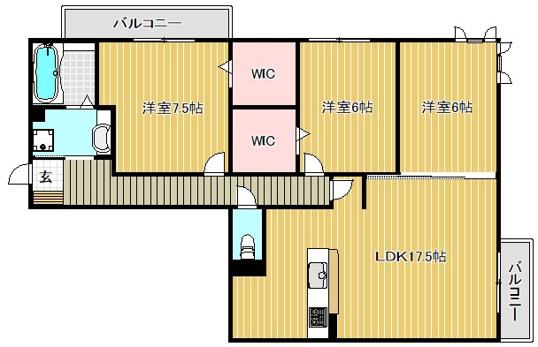 クラッセプラッツの間取り