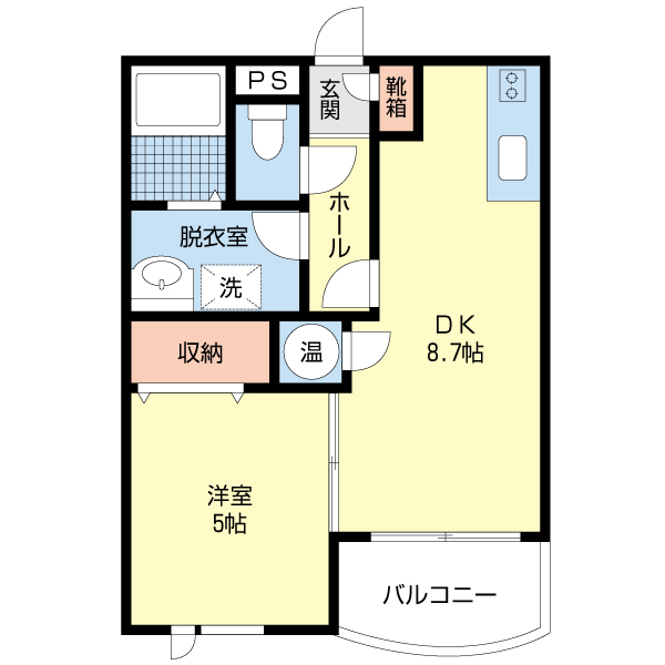 【エスタシオン東町の間取り】