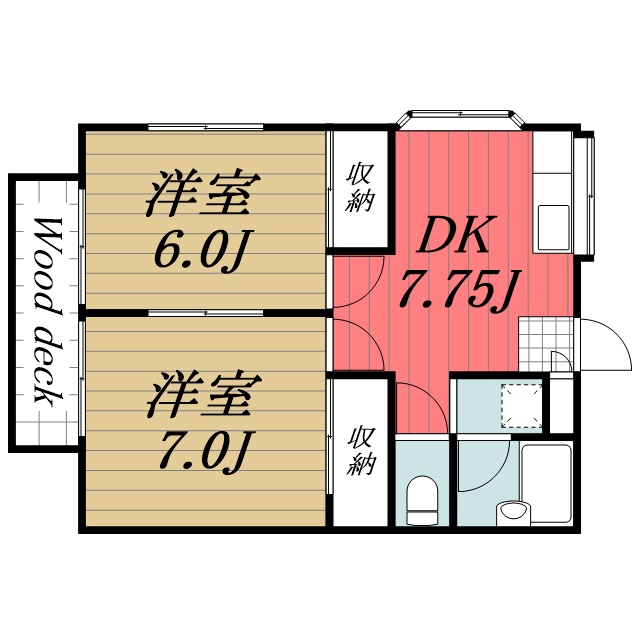 【ベルシェモワの間取り】