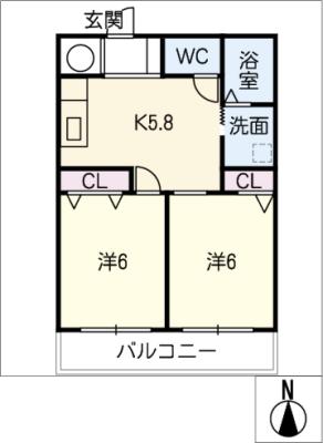 ６７クラブの間取り