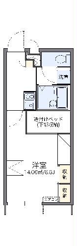 レオパレスメロンヴィーブルの間取り