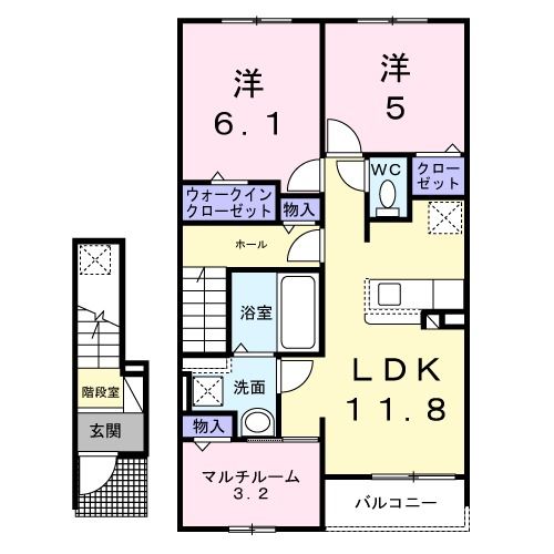 ウィステリアIIIの間取り