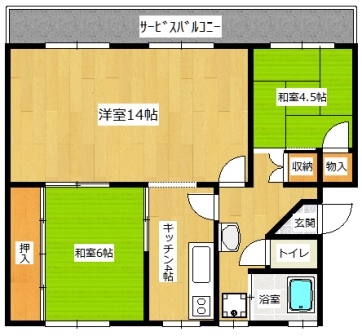 ガーデンプレイス神栖の間取り