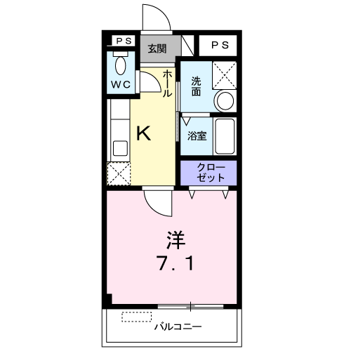 パークサイドひいらぎの間取り