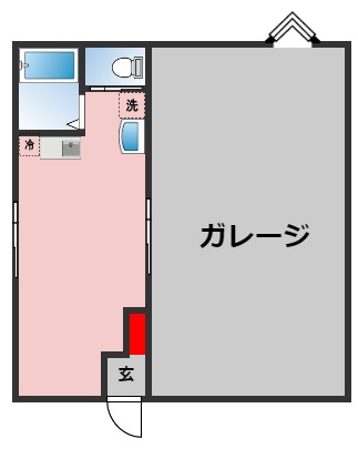 千葉市中央区仁戸名町のアパートの間取り