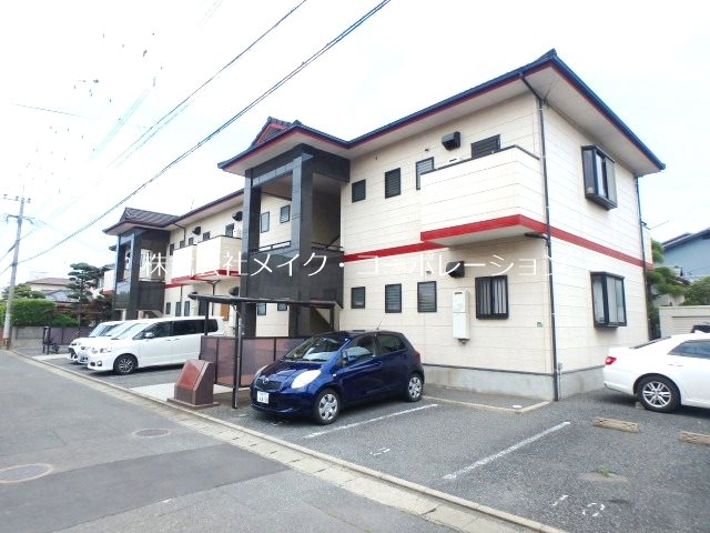 福岡市早良区有田のアパートの建物外観