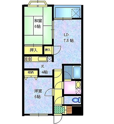 ラビスタ駅南の間取り