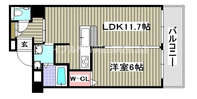 シティマンション衆楽の間取り