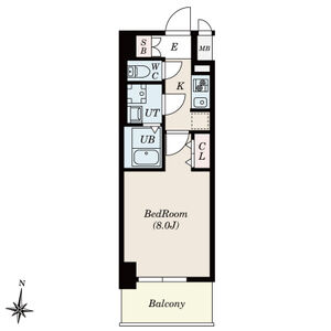 S-RESIDENCE堀田NorthIIの間取り