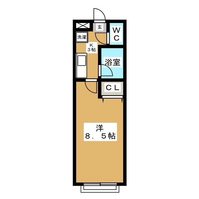 杉庄ハイツVの間取り