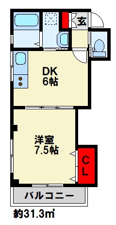 アルファKの間取り