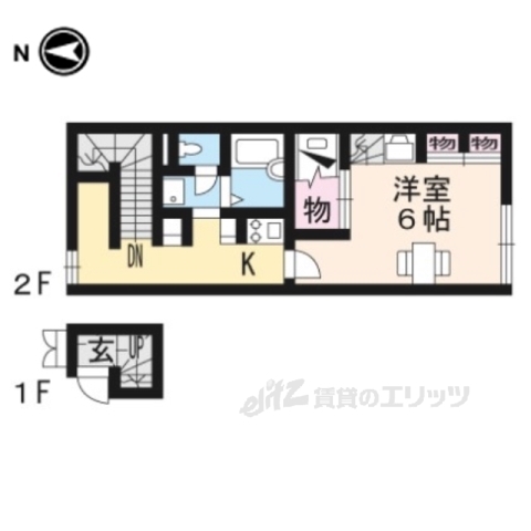 【レオパレスパストラーレの間取り】