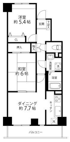 Ｊパレス桜台の間取り