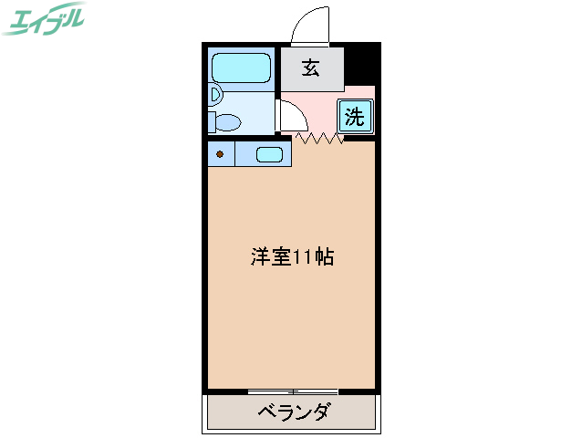 レジデンス学園前の間取り