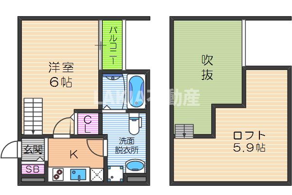 REVE林寺の間取り