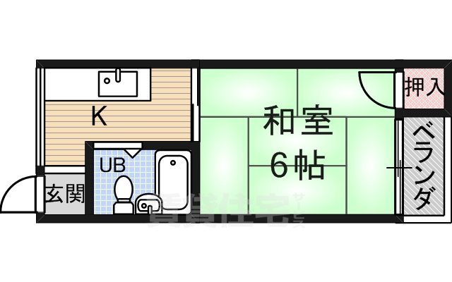 茨木市大住町のマンションの間取り