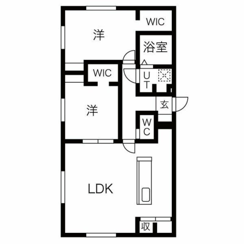 R-fino札幌桑園の間取り