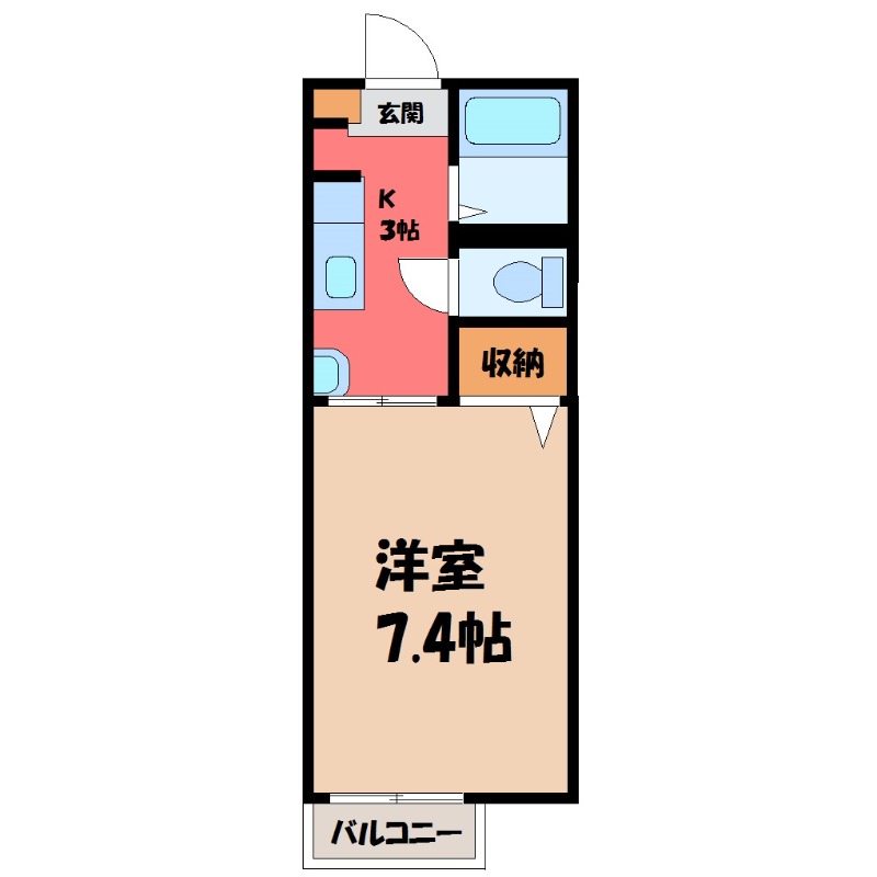 カーサ・一条の間取り