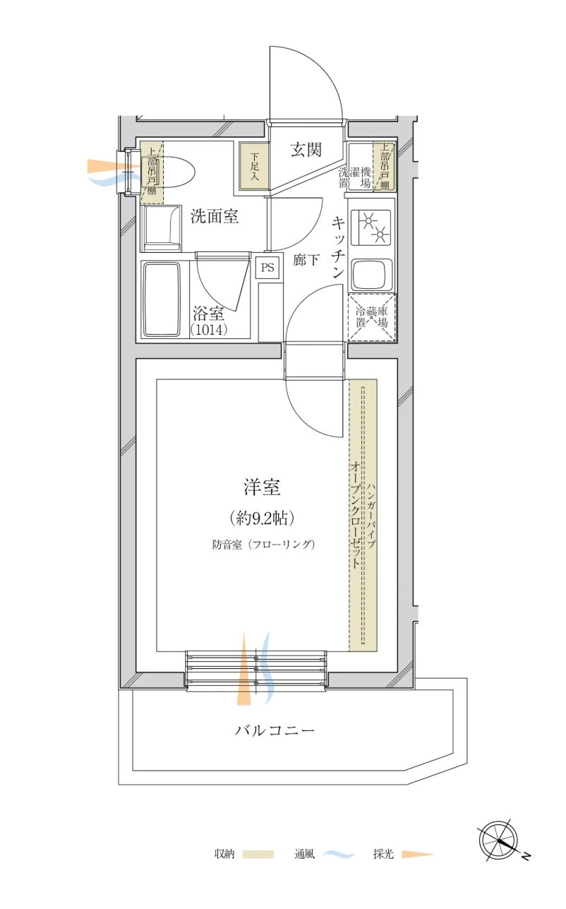 サウンドプルーフプロ田園調布2の間取り