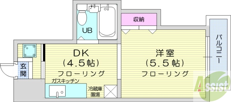 札幌JOW2ビルの間取り