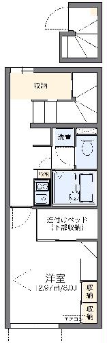 【レオパレスメゾンアジュールの間取り】