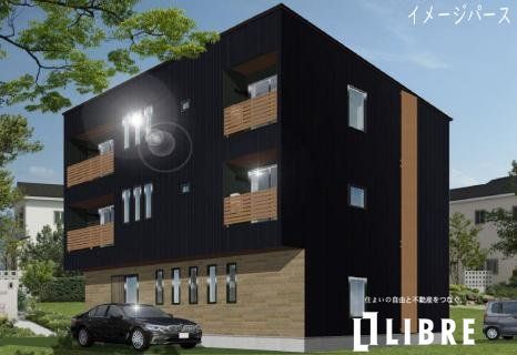 【福生市大字熊川のアパートの建物外観】