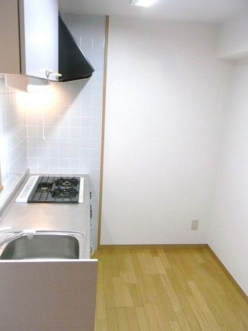 キッチン　キッチンスペース広いので食器棚も置けますね